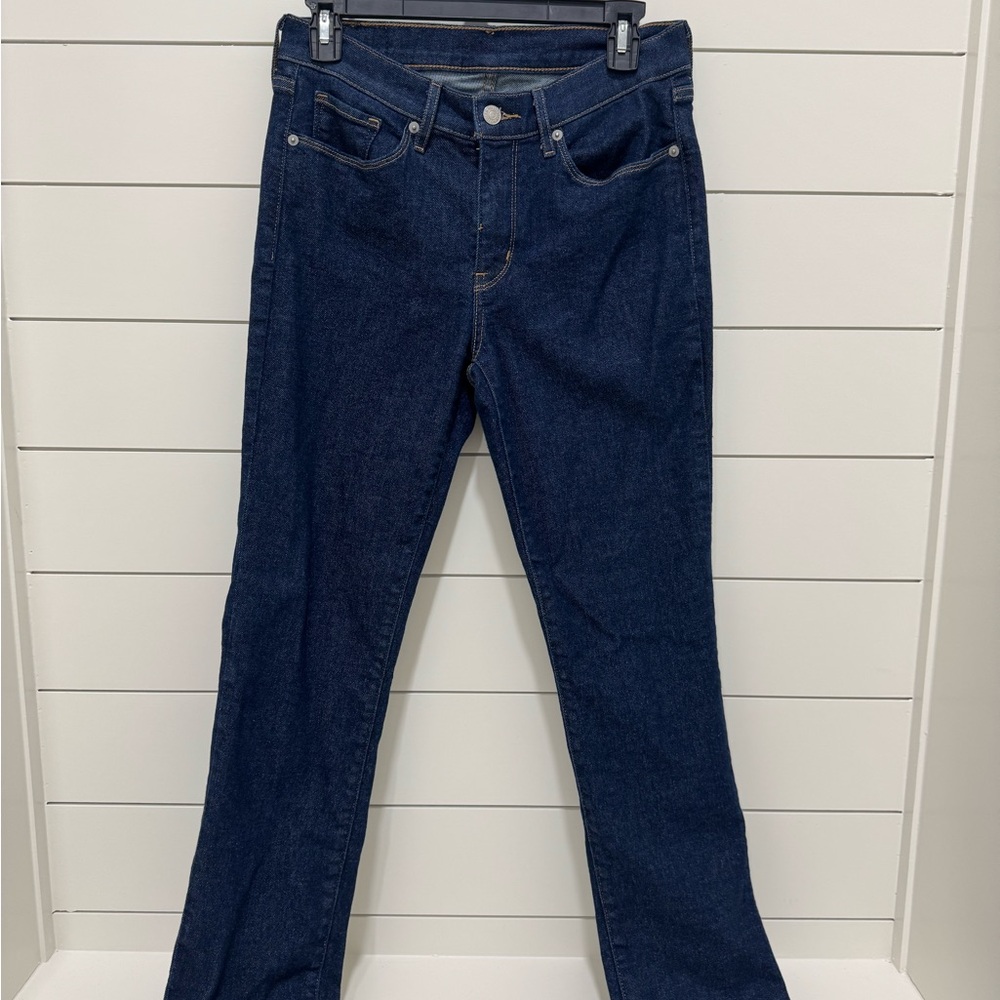 Levi's Dark Blue Straight Leg Women's Jeans